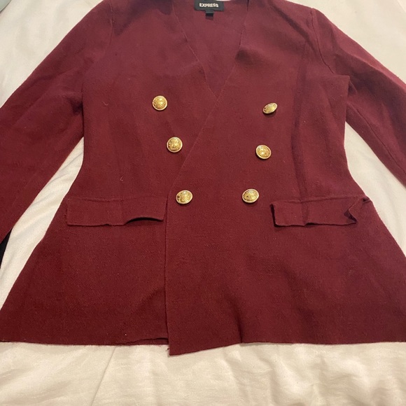 Express Double Breasted Sweater Jacket - Picture 3 of 3